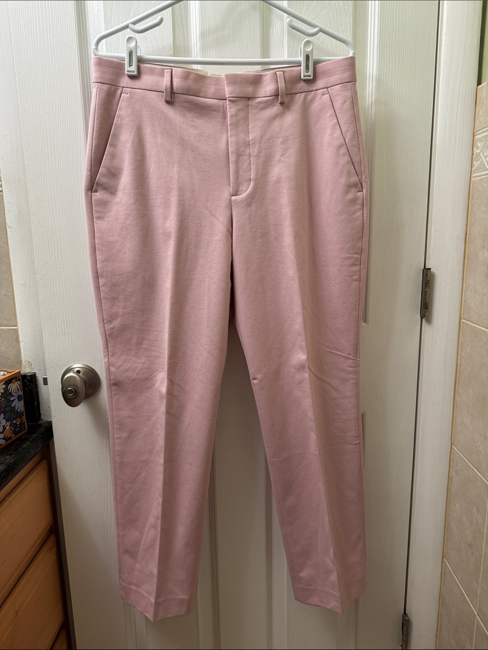 Express Men's Slim Chinos in Light Pink 31x30